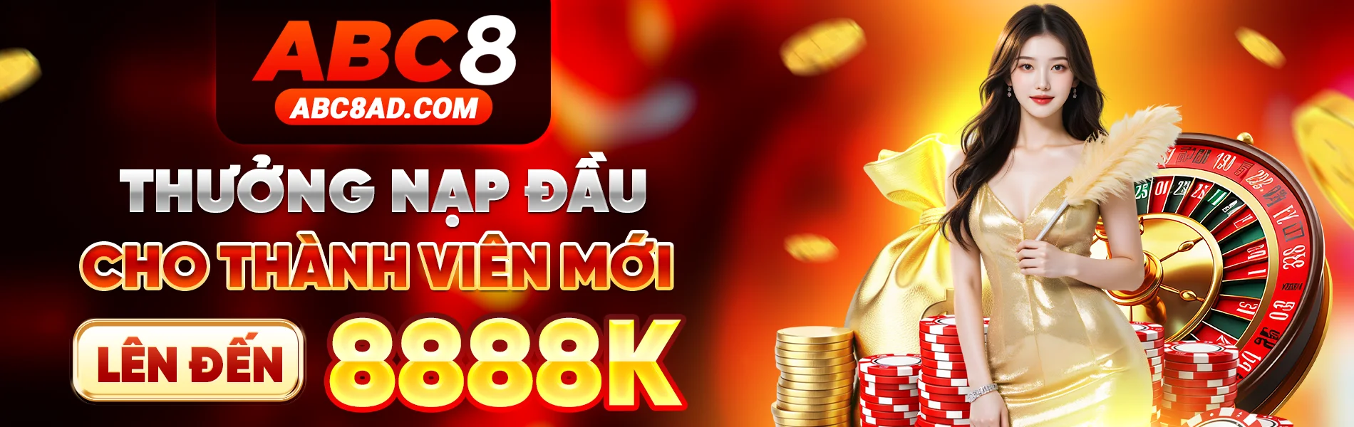 abc8 khuyến mãi thành viên nạp đầu 8888k